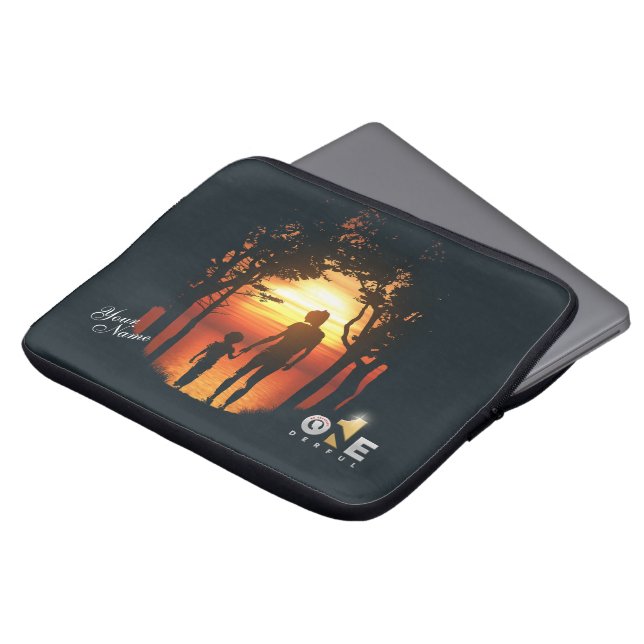 Capa Para Notebook Dia dos Pais Maravilhosos | Dia de as mães - 13" (Frente Topo)