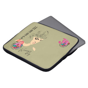 Capa Para Notebook Dia Internacional da Mulher Bolsa de laptop de 1