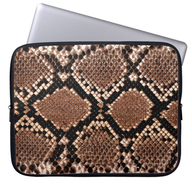 Capa Para Notebook Diamond Rattlesnake Cobra Skin (Frente)