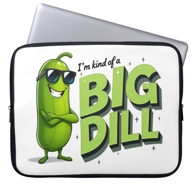 Capa Para Notebook Dill Pickles Lovers Gift - Designs Engraçados de C (Frente)