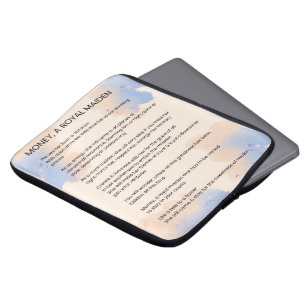 Capa Para Notebook Dinheiro, Uma Poesia De Poema Inspiracional Real M