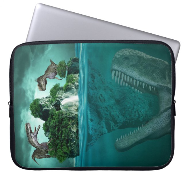 Capa Para Notebook Dinossauro: A bolsa de laptop do neopreno (Frente)