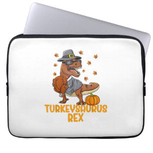 Capa Para Notebook Dinossauro Ação de Graças Meninos Turquia Surus T