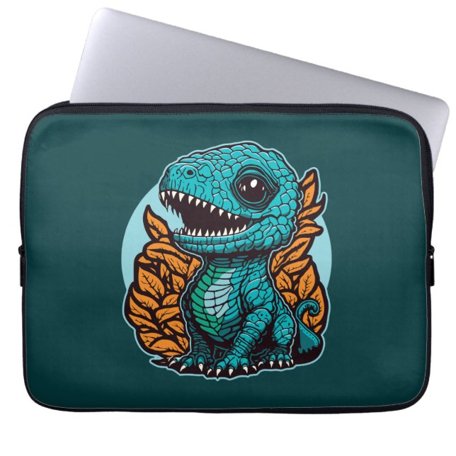 Capa Para Notebook Dinossauro Bebê (Frente)