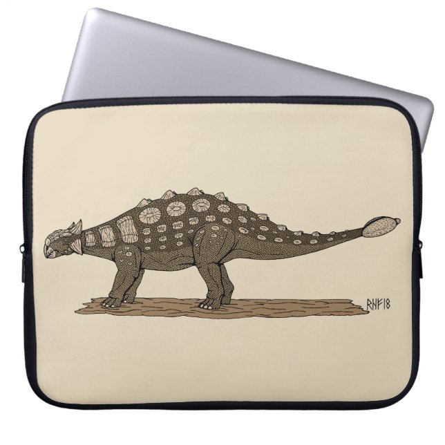 Capa Para Notebook Dinossauro Cretáceo Ankylosaurus (Frente)