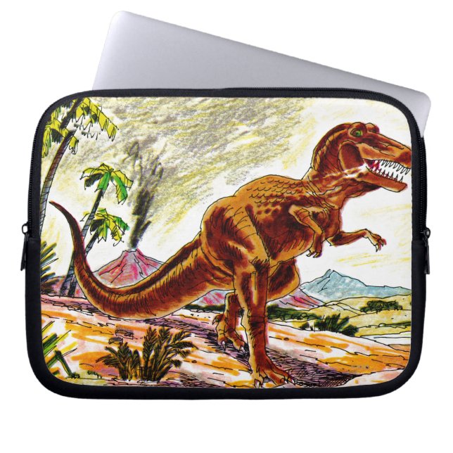 Capa Para Notebook Dinossauro de Rex do tiranossauro (Frente)