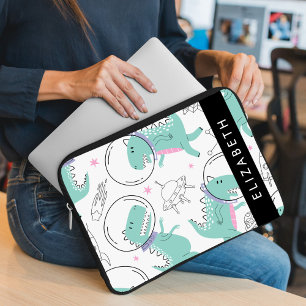 Capa Para Notebook Dinossauros Espaciais, Dinossauros Bonitos, Estrel