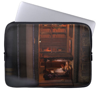 Capa Para Notebook Diorama do livro miniatura - leitura na cama