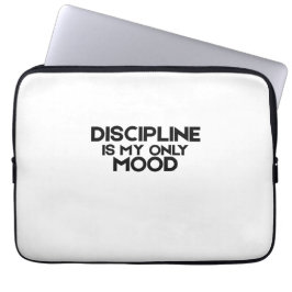 Capa Para Notebook Discipline Is My Only Mood Minimalist