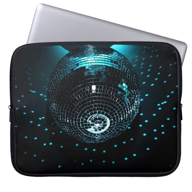 Capa Para Notebook Disco Ball Glare, fundo do Nightclub. (Frente)