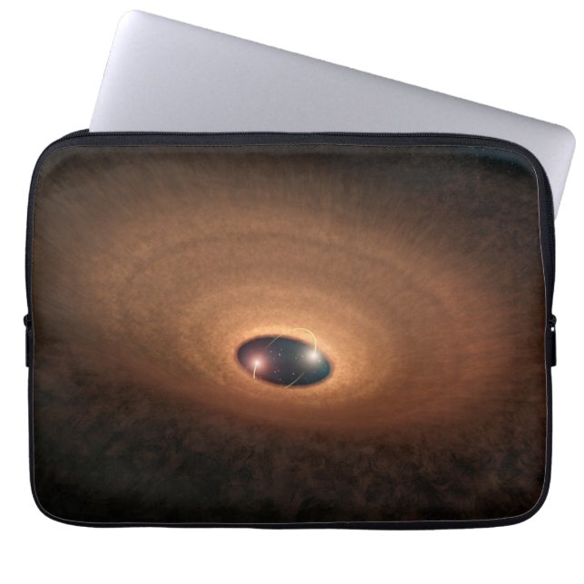 Capa Para Notebook Disco De Material Posto Que Sobrou Da Formação De  (Frente)