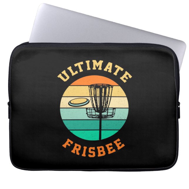 Capa Para Notebook Disk Golf Ultimate Frisbee (Frente)