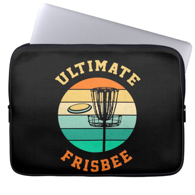 Capa Para Notebook Disk Golf Ultimate Frisbee (Frente)