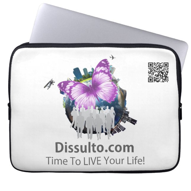 Capa Para Notebook Dissulto - Bolsa de laptop 13" (Frente)