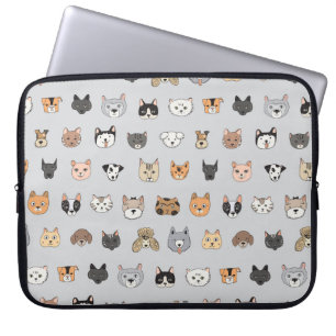 Capa Para Notebook Diversão Animal: Cães Cães Mistura de Porcos