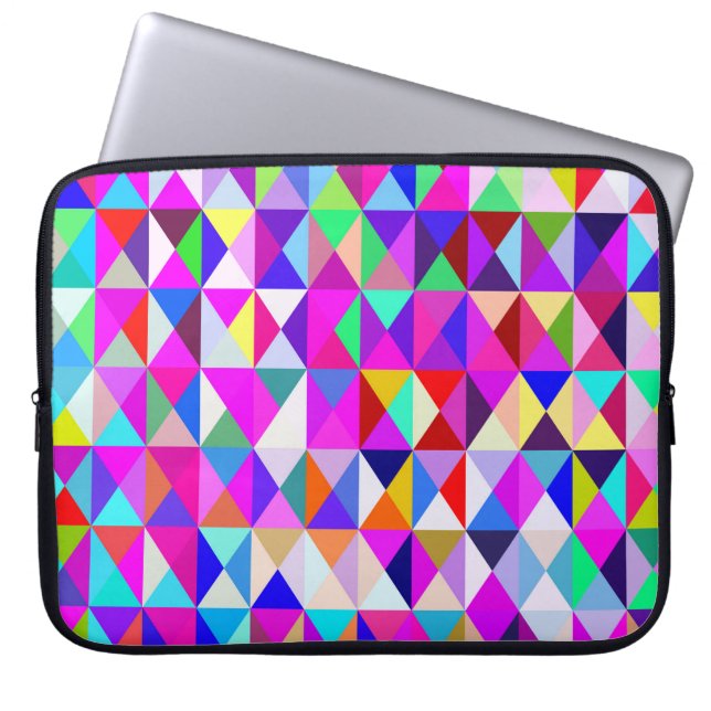 Capa Para Notebook Divertido com geometria.... (Frente)