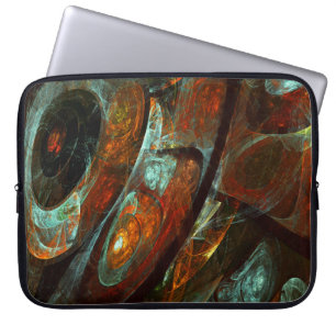 Capa Para Notebook Divisão de Abstrato de Tempo