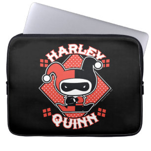 Capa Para Notebook Divisões de Chibi Harley Quinn