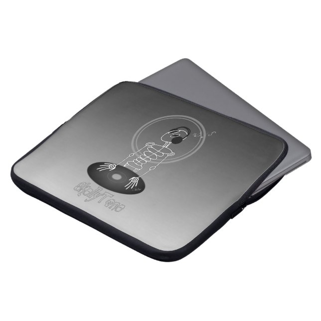 Capa Para Notebook DJ Skeleton (Frente Topo)