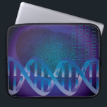 Capa Para Notebook DNA Fingerprint Science<br><div class="desc">Uma ciência legal,  moderna e divertida inspirou uma bolsa de laptop projetada como presente para todos os cientistas,  professores de ciência,  estudantes de ciência,  enfim,  qualquer geek de ciência em sua vida (e isso inclui você)! Projetado pela Science Geekness © em http://www.zazzle.com/sciencegeekness*</div>