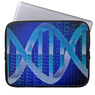 Capa Para Notebook DNA ID Blue Science