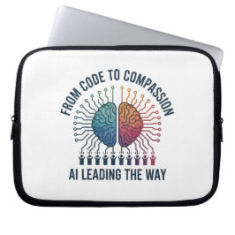 Capa Para Notebook Do Código à Compaixão - A IA lidera o caminho