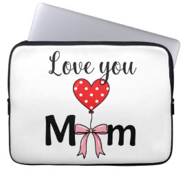 Capa Para Notebook Doce e elegante “Amo Você Mãe”