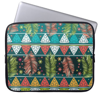 Capa Para Notebook Dodle Étnica Floral: Gentil Vintage.