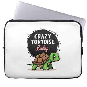 Capa Para Notebook Doida Senhora Tartaruga Tartarugas Mãe Mulheres Ta