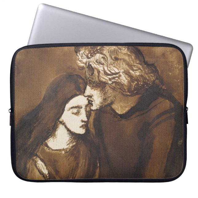 Capa Para Notebook Dois Amantes de Dante Gabriel Rossetti (Frente)