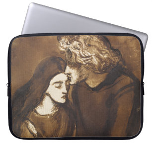 Capa Para Notebook Dois amantes por Dante Gabriel Rossetti