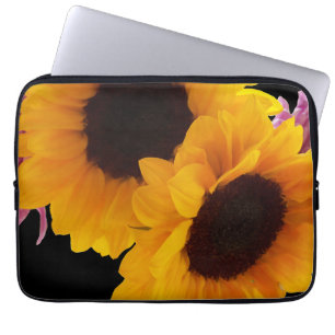 Capa Para Notebook Dois girassóis amarelos