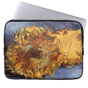 Capa Para Notebook Dois girassóis cortados por Vincent van Gogh