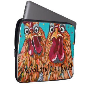 Capa Para Notebook Dois Quirky Roosters