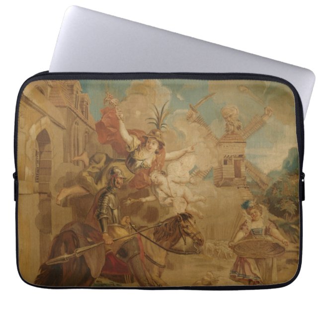 Capa Para Notebook Don Quixote Guided by Folly, 18th century tapestry (Frente)