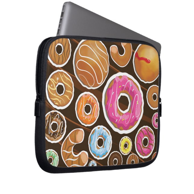 Capa Para Notebook Donuts Clássicos (Frente Esquerda)