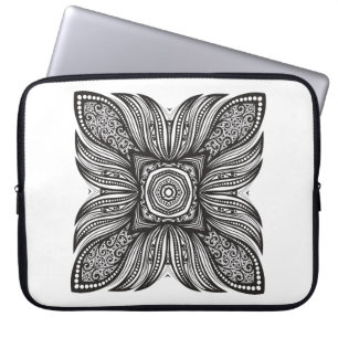 Capa Para Notebook Doodle bonito do quadrado da decoração