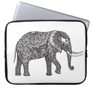 Capa Para Notebook Doodle do elefante da fantasia