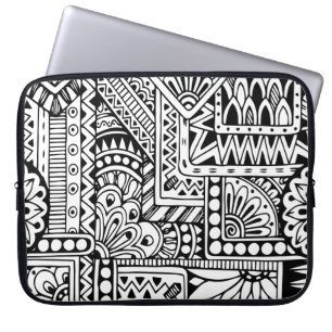Capa Para Notebook Doodle étnico