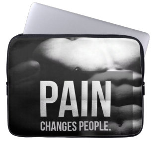 Capa Para Notebook Dor Muda Pessoas - Motivação de Workout