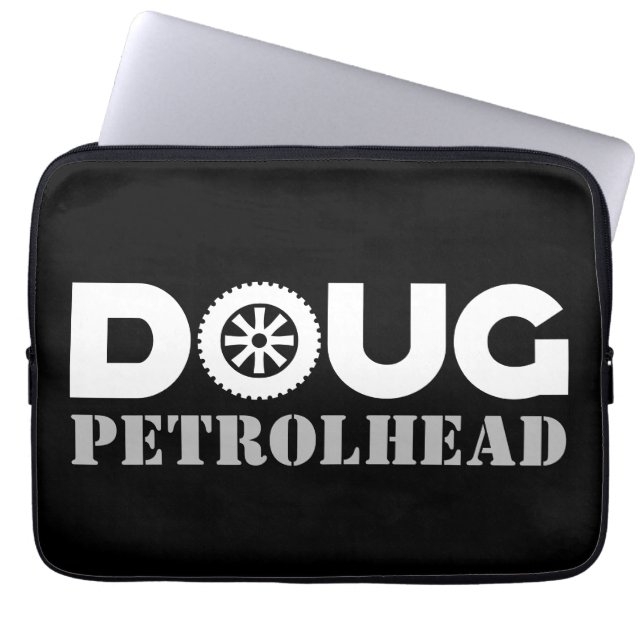 Capa Para Notebook Doug Petrol Head (Frente)