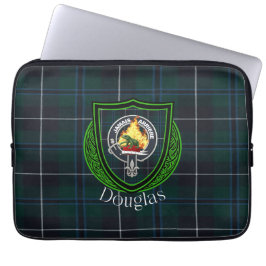 Capa Para Notebook Douglas Scottish Clan Tartan & Crest