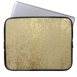Capa Para Notebook Dourada textura granulada para criar efeito angust