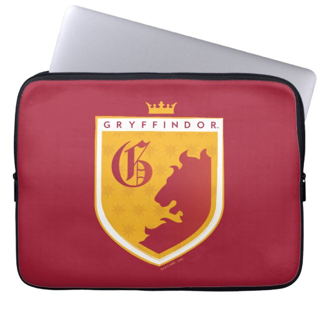 Capa Para Notebook Dourado GRYFFINDOR™ Crest Crowed (Frente)