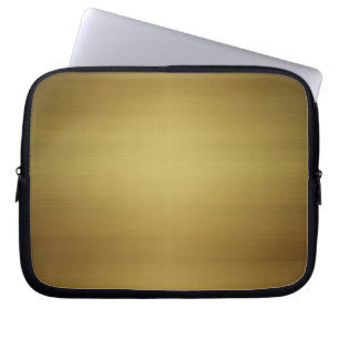 Capa Para Notebook Dourado metal escovado