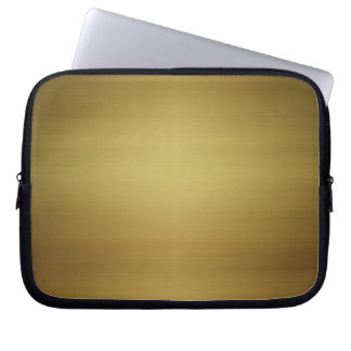 Capa Para Notebook Dourado metal escovado