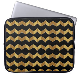 Capa Para Notebook Dourado negro