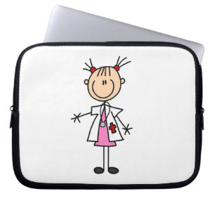 Capa Para Notebook Doutor fêmea Vara Figura