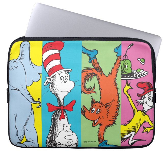 Capa Para Notebook Dr. Seuss | Fatia de Caracteres (Frente)