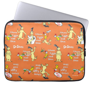 Capa Para Notebook Dr. Seuss Ovos Verdes e Presunto Padrão de Persona